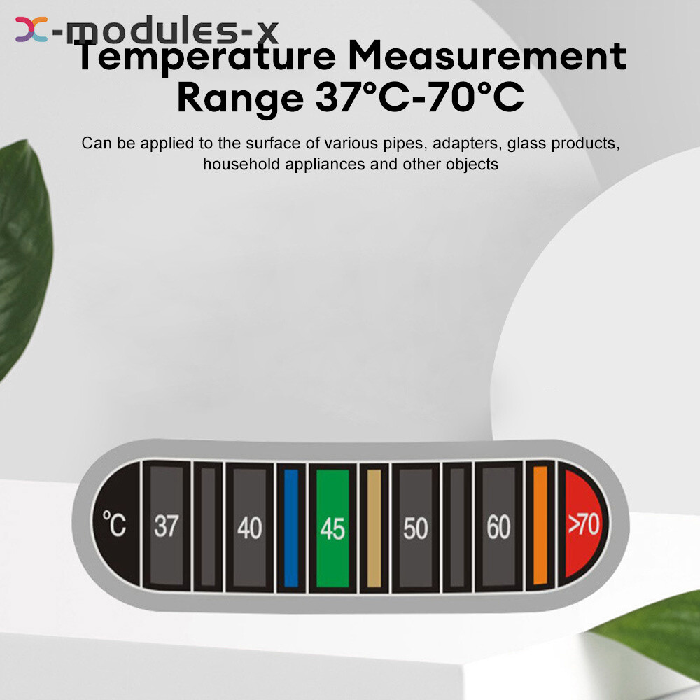 Color Changing Temperature Tag for Metal Milk Jugs Brewing Thermometer Strip