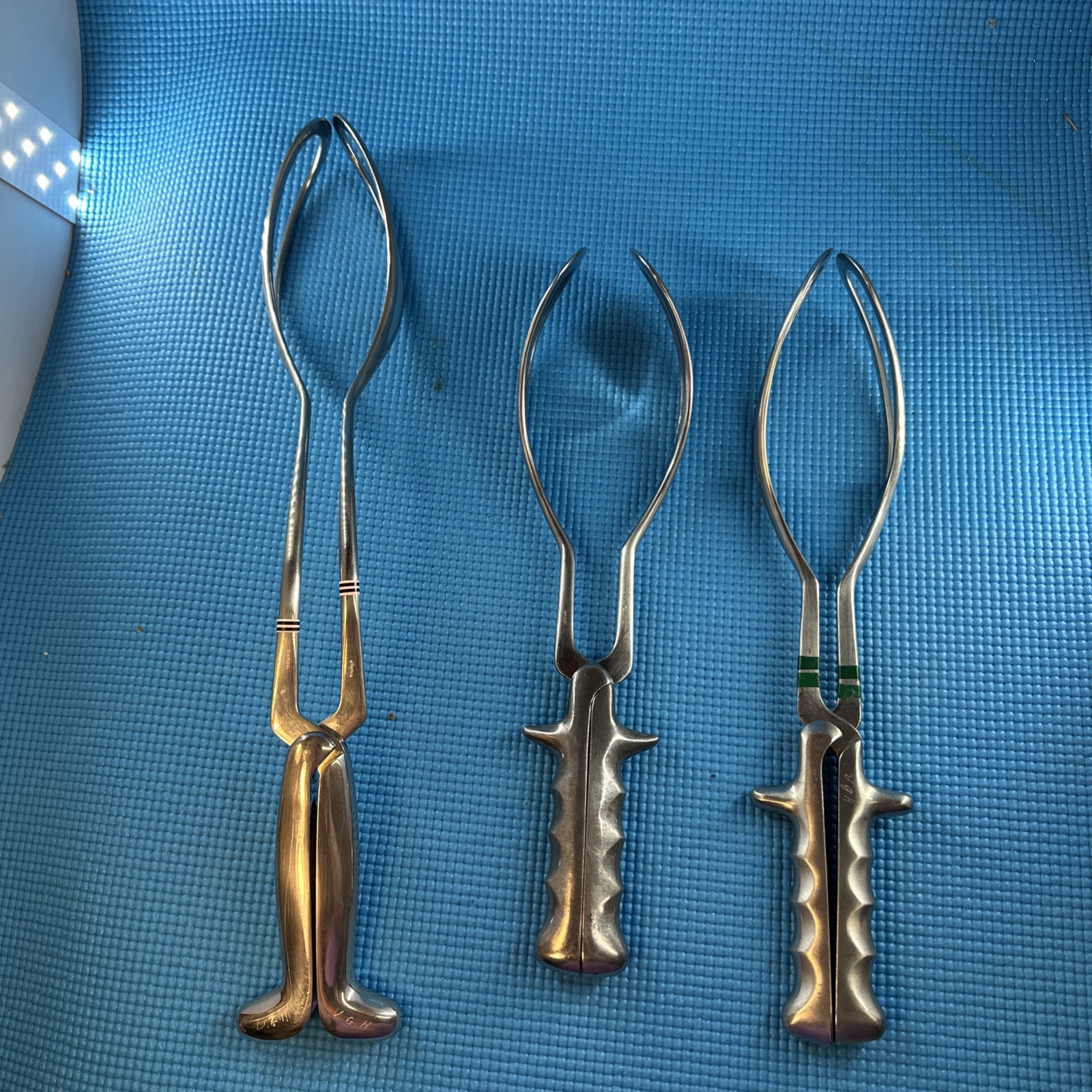 3 Pair OB GYN Simpson Obstetrical Birthing Forceps￼
