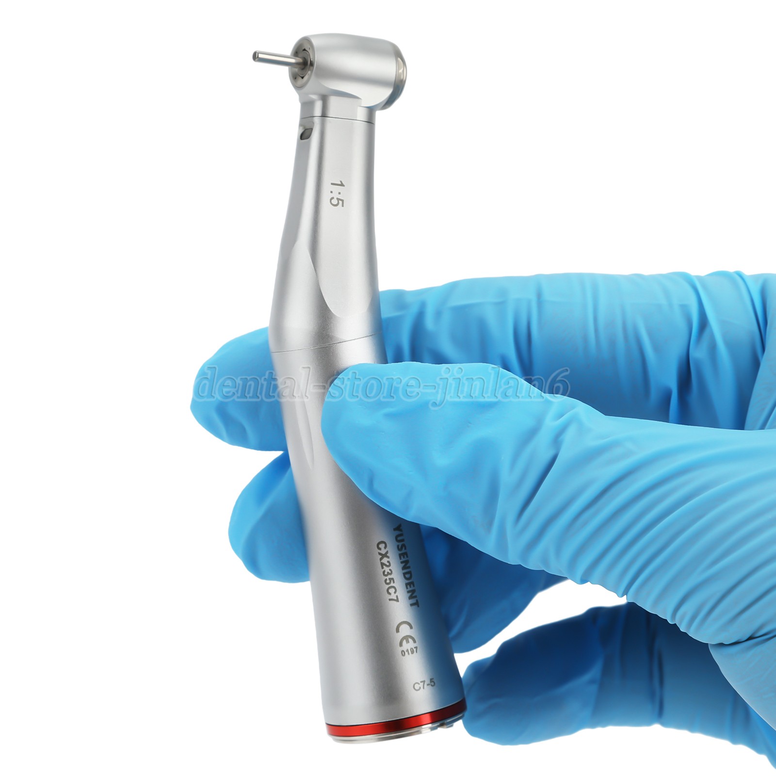 COXO Dental Optic Fiber 1:5 Contra Angle Handpiece CX235C7 C7-5 Standard Head