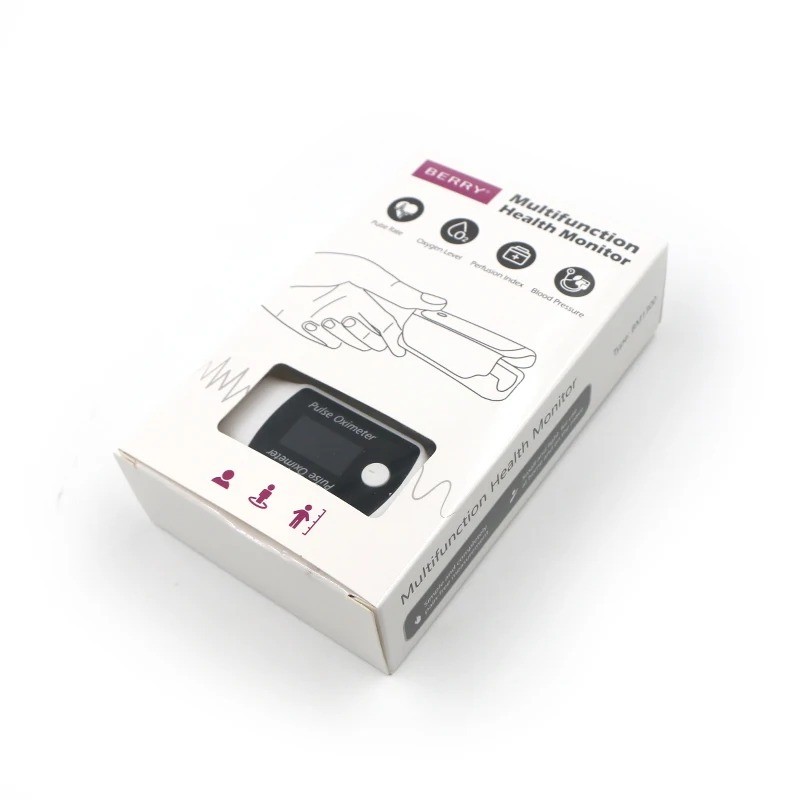 New 2-in-1 smart fingertip pulse oximeter with blood pressure measurement