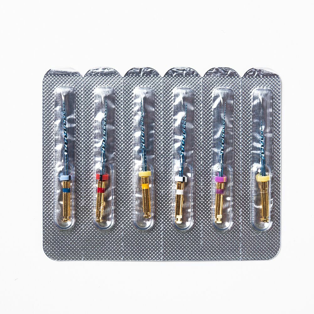 Dental Endo X-pro Blue Taper files endodontic rotary NITI Root canal Files 25MM