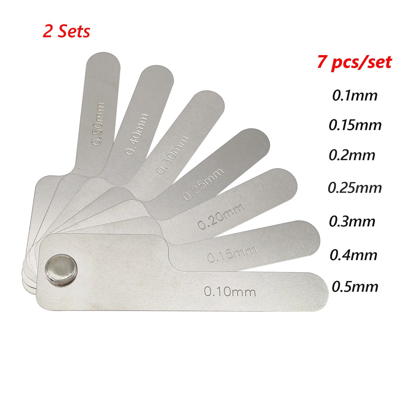 2Sets Dental Orthodontic Interproximal Reduction IPR Measure Caliper Gauge Ruler