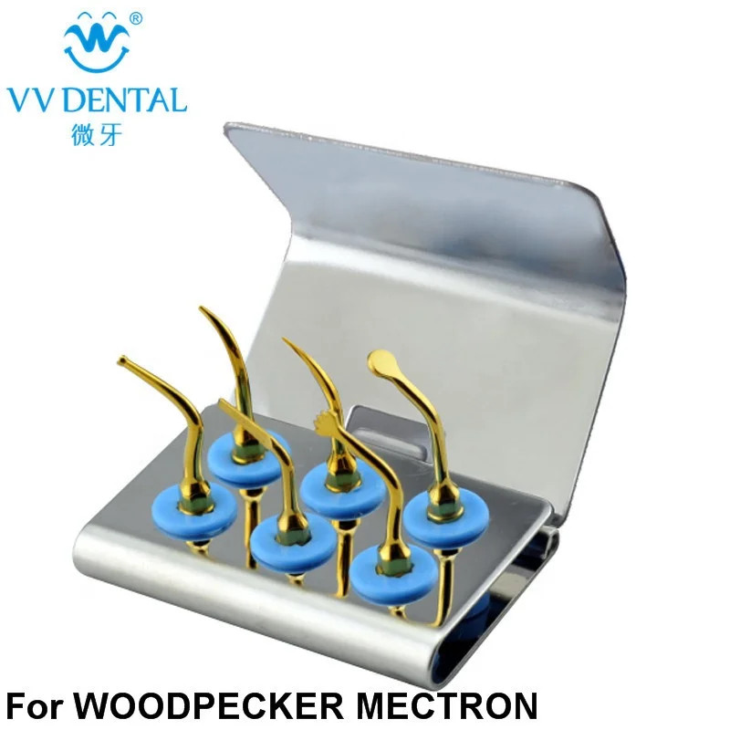 Dental Ultrasonic Piezo Bone Surgery Rhinoplasty Tips 6 Pcs Set fit Woodpecker