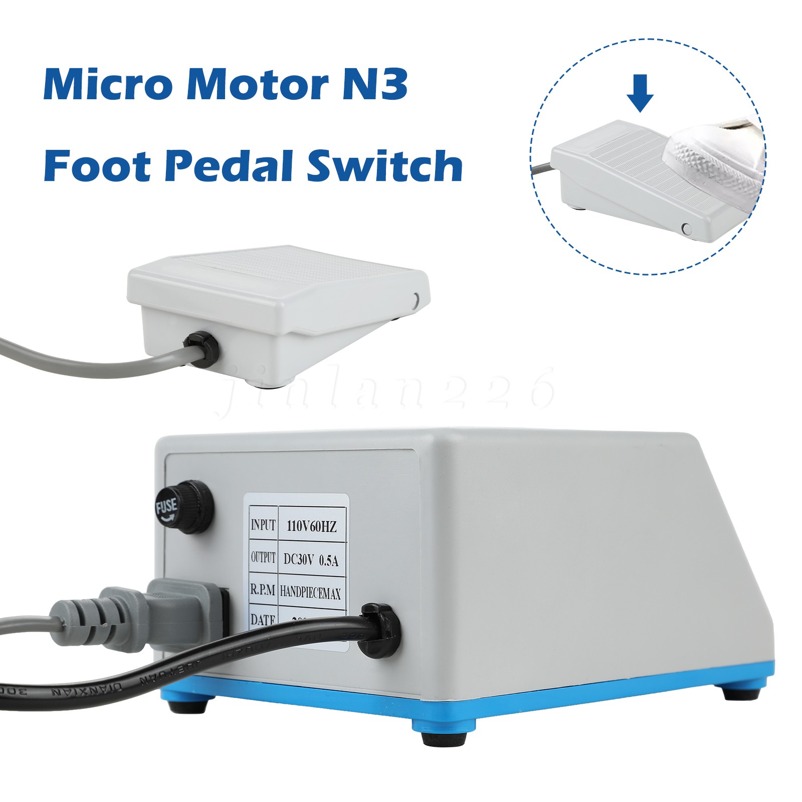 Dental Lab Marathon III Micromotor Polishing N3 Unit / 35K RPM Handpiece