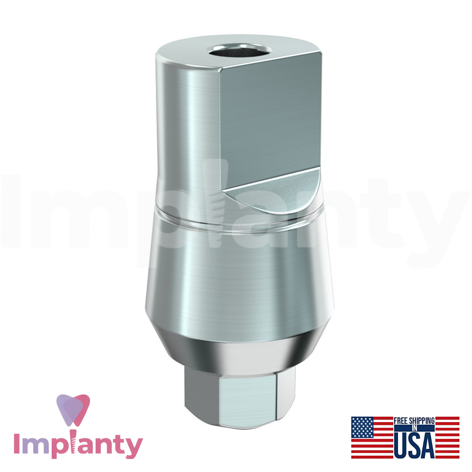 10x Zimmer Biomet Compatible Hex-Lock Straight Prosthetic Ø4.5mm Int Hex 2.5mm