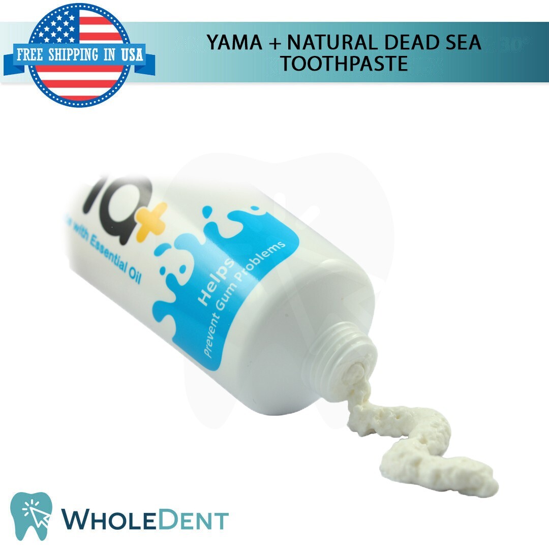 YAMA + Natural Dead Sea Toothpaste With Essential Oils 100% Natural Ingredients