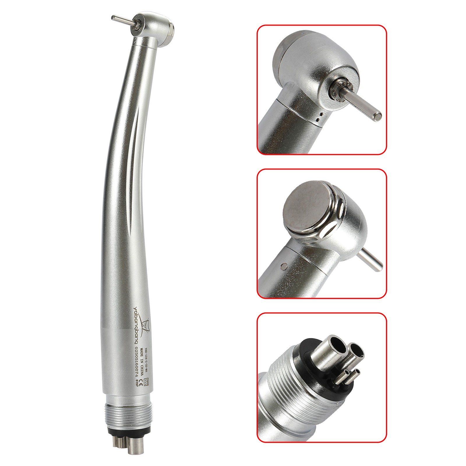 10Pcs Dental Fast High Speed Handpiece Push Button 4H U3BM Pediatric Mini