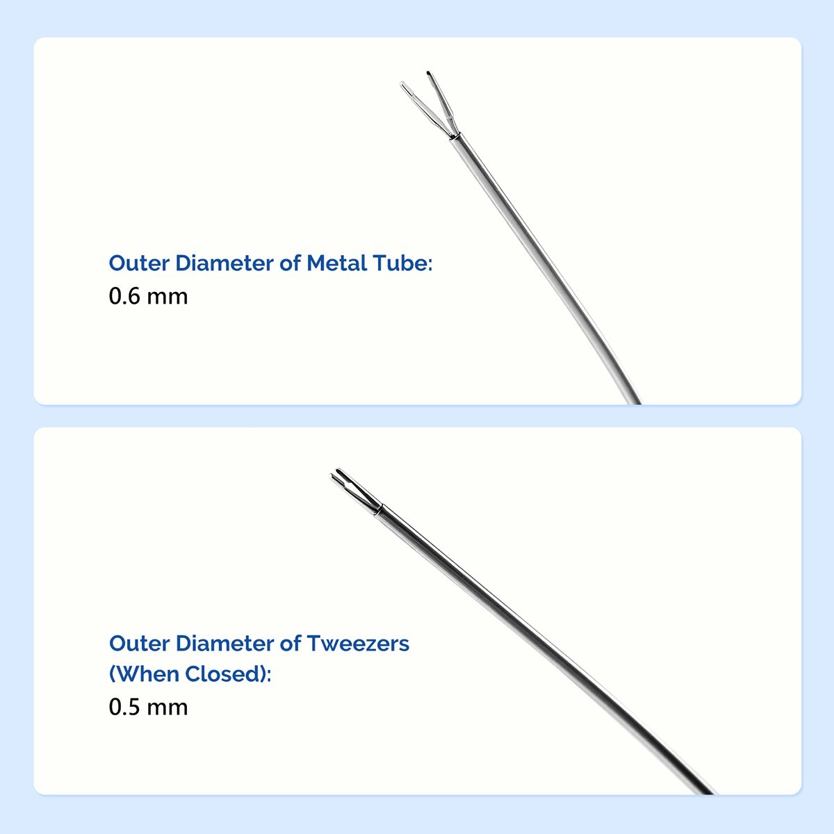 AZDENT Dental Medical Stainless Steel Micro Tweezers Root Canal File Extractor
