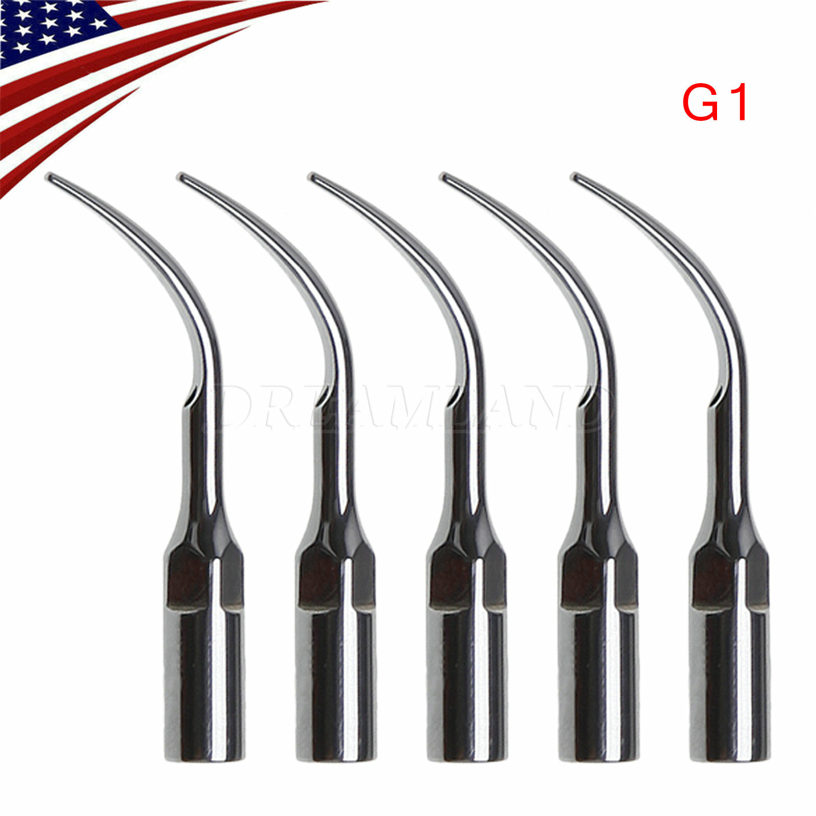 Dentist Ultrasonic Piezo Scaler Handpiece Tips fit EMS Woodpecker Tip USPS
