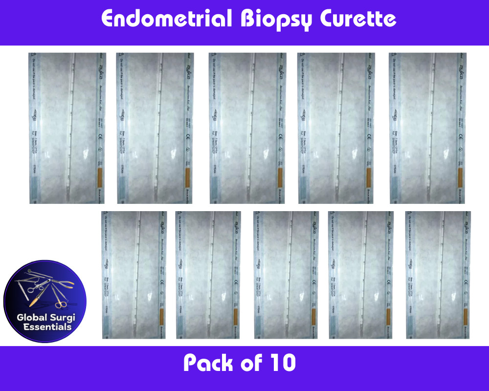 Pipelle Endometrial Biopsy Curette Sterile 5/10/25/50/100 Pcs