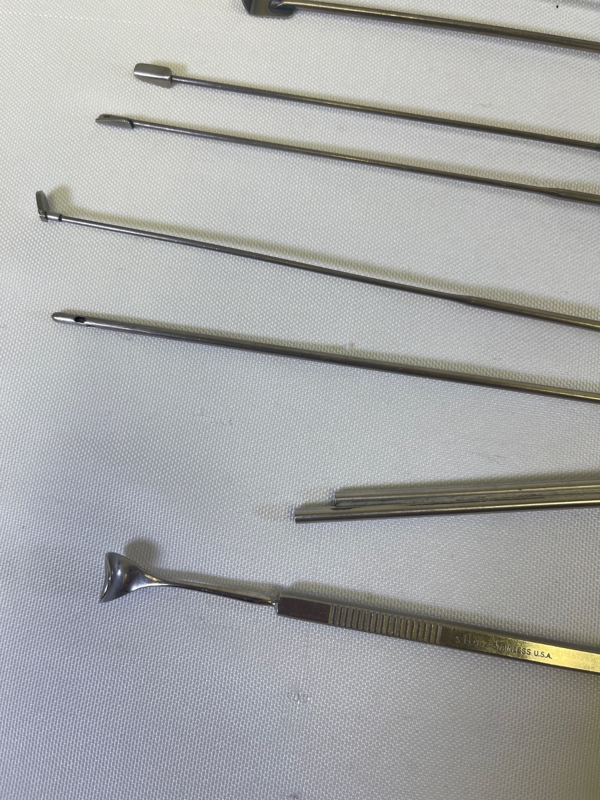14 Piece Pilling Weck Teleflex Laser Laryngeal Instrument Set ENT