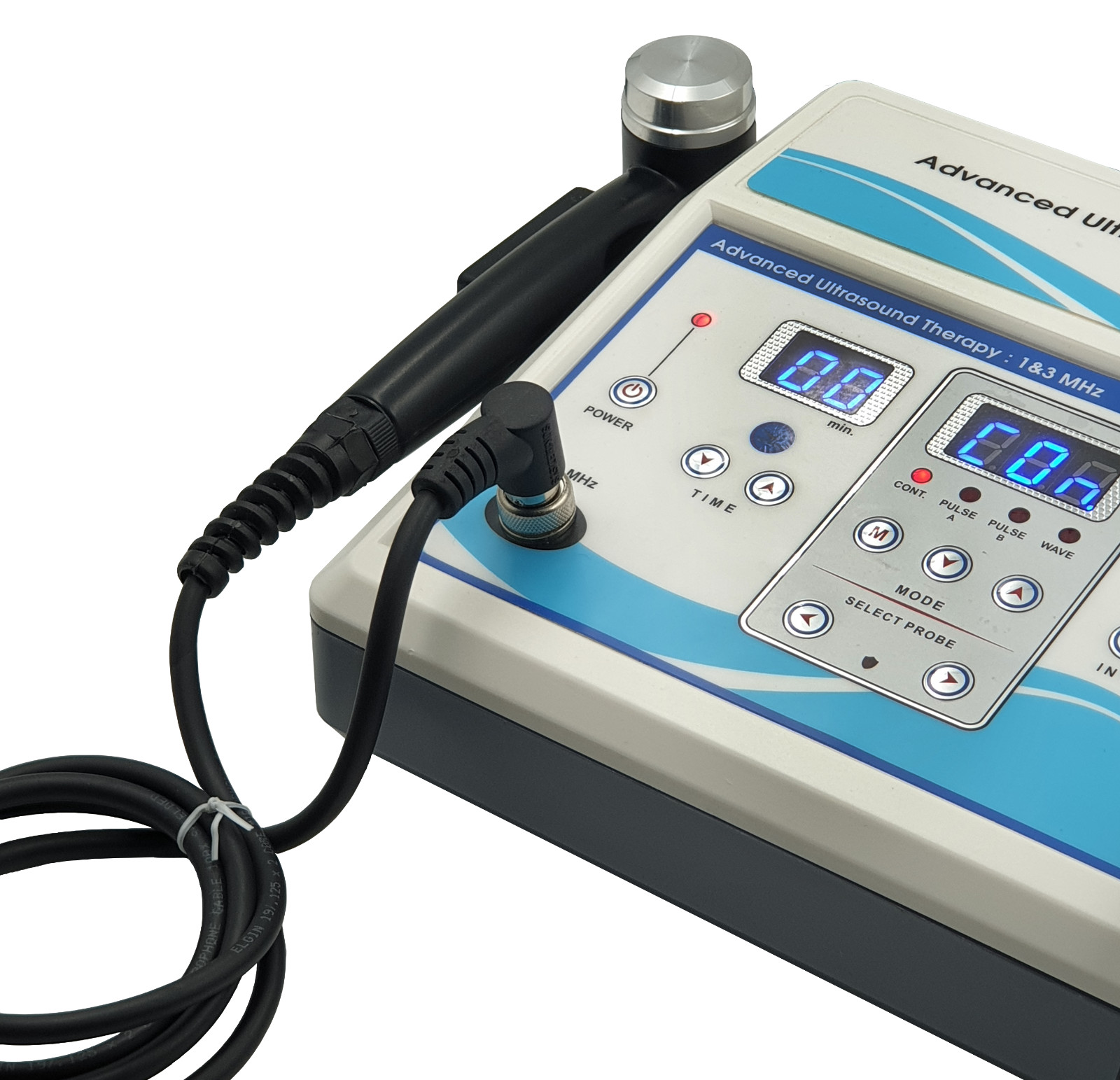 Dual frequency 1 MHz & 3 MHz Ultrasound therapy machine for Pain Relief CM