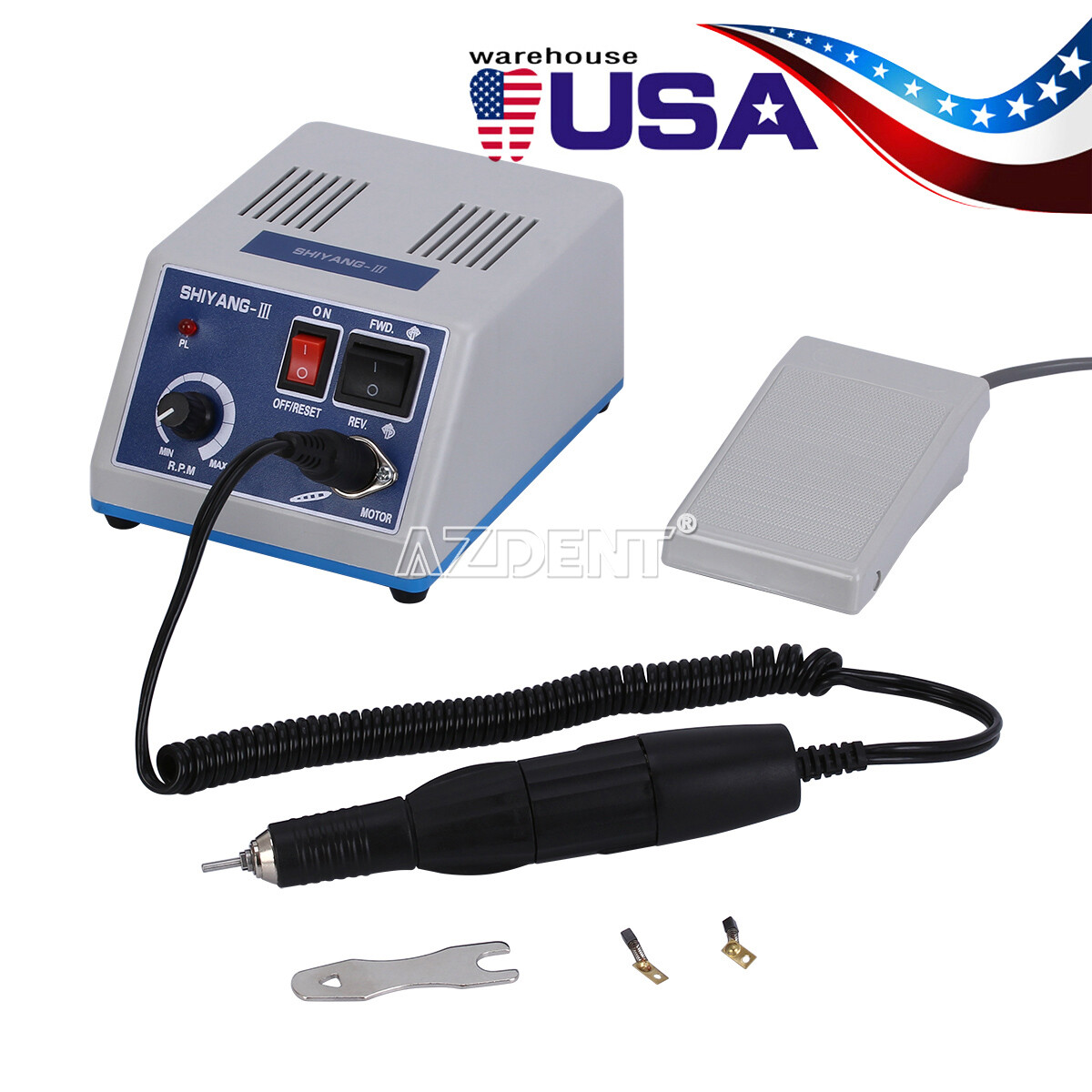 Dental Lab Marathon Electric Micromotor Polishing Unit /35K 35000 rpm Handpiece