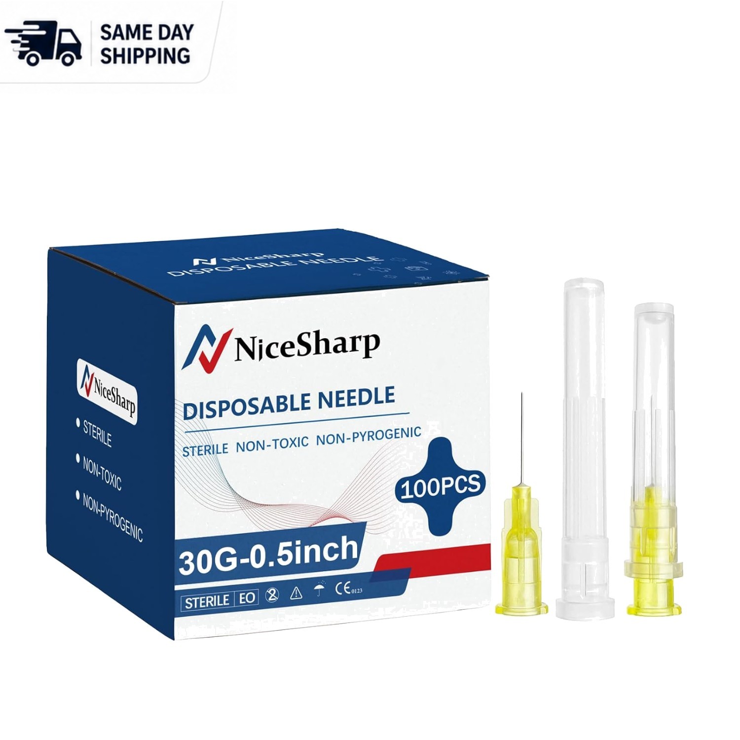 Individually Packaged 30Ga 1/2 Inch Lab Supplies – 100 Pack for Precise Use