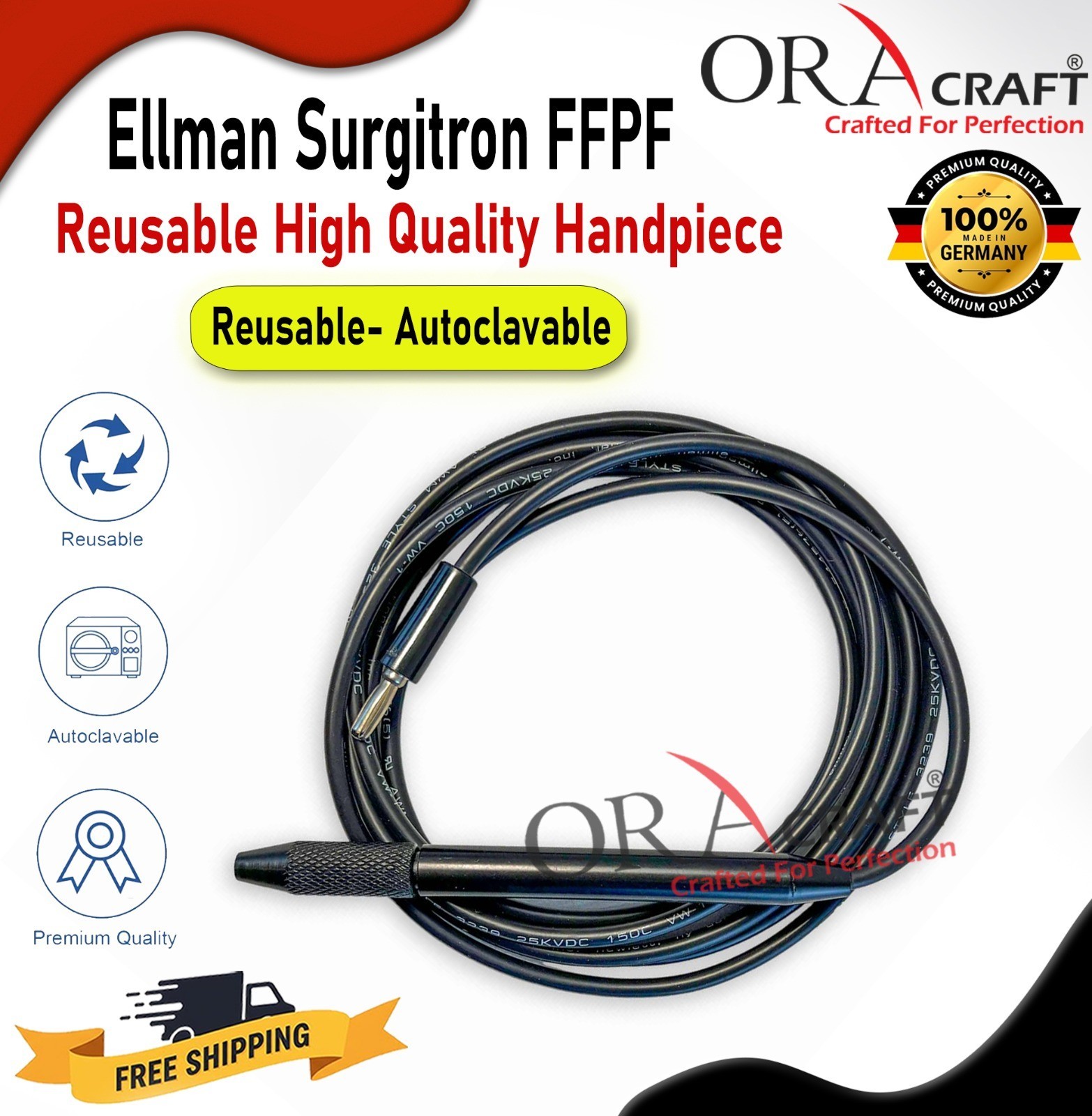 Ellman Surgitron FFPF Handpiece Reusable Autoclavable CE Certified