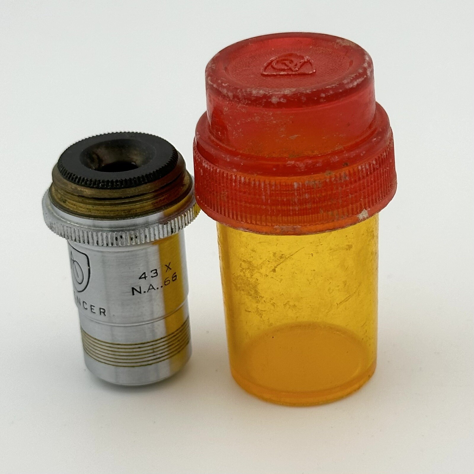 Spencer AO Objective 43X American Optics 43 X N.A. .66 USA C75901 Microscope