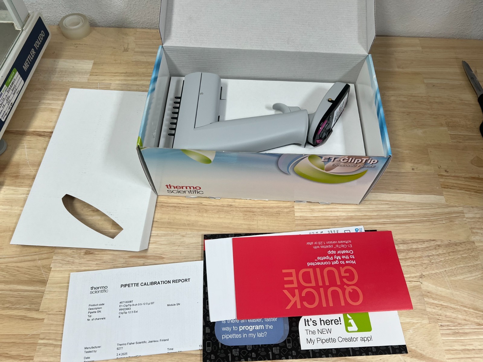 thermo scientific E1-CLIPTIP 8 channel 12.5ul 4671000BT PIPETTE