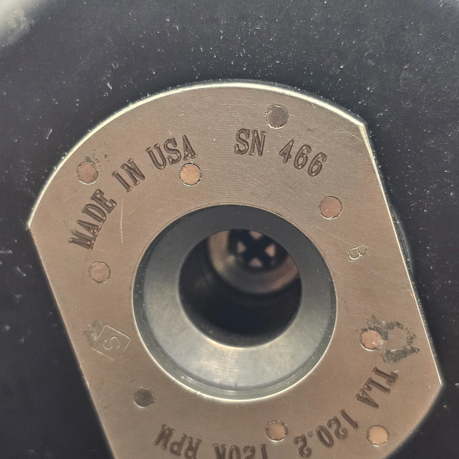TLA-120.2: 120K RPM SN 466 ULTRACENTRIFUGE FIXED ANGLE ROTOR