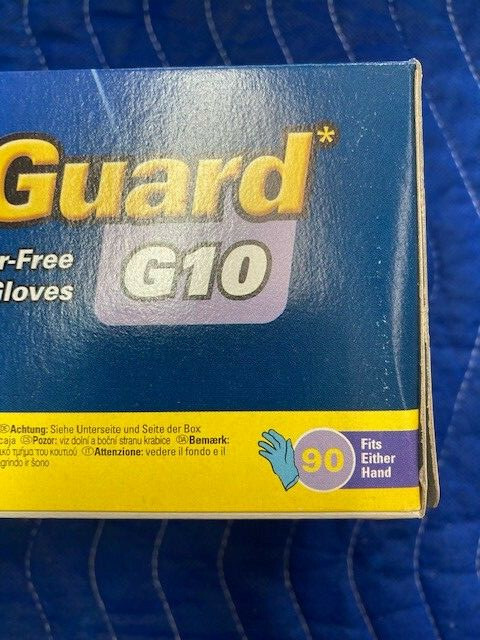 Kimberly-Clark KLEENGUARD G10 #57374 NITRILE GLOVES BLUE SIZE XL 90PCS/BOX(00)