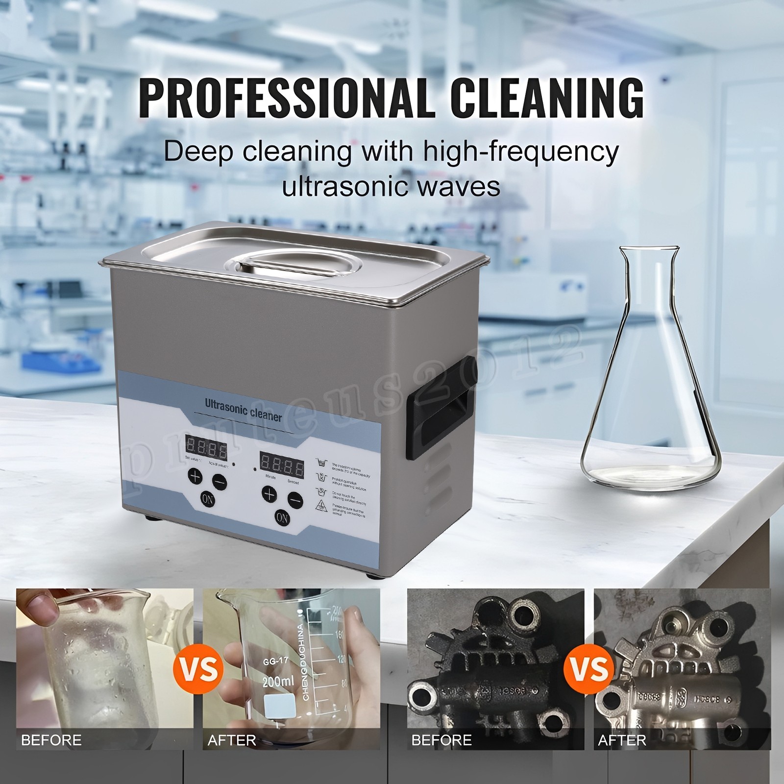 Digital Ultrasonic Cleaners 110V/220V