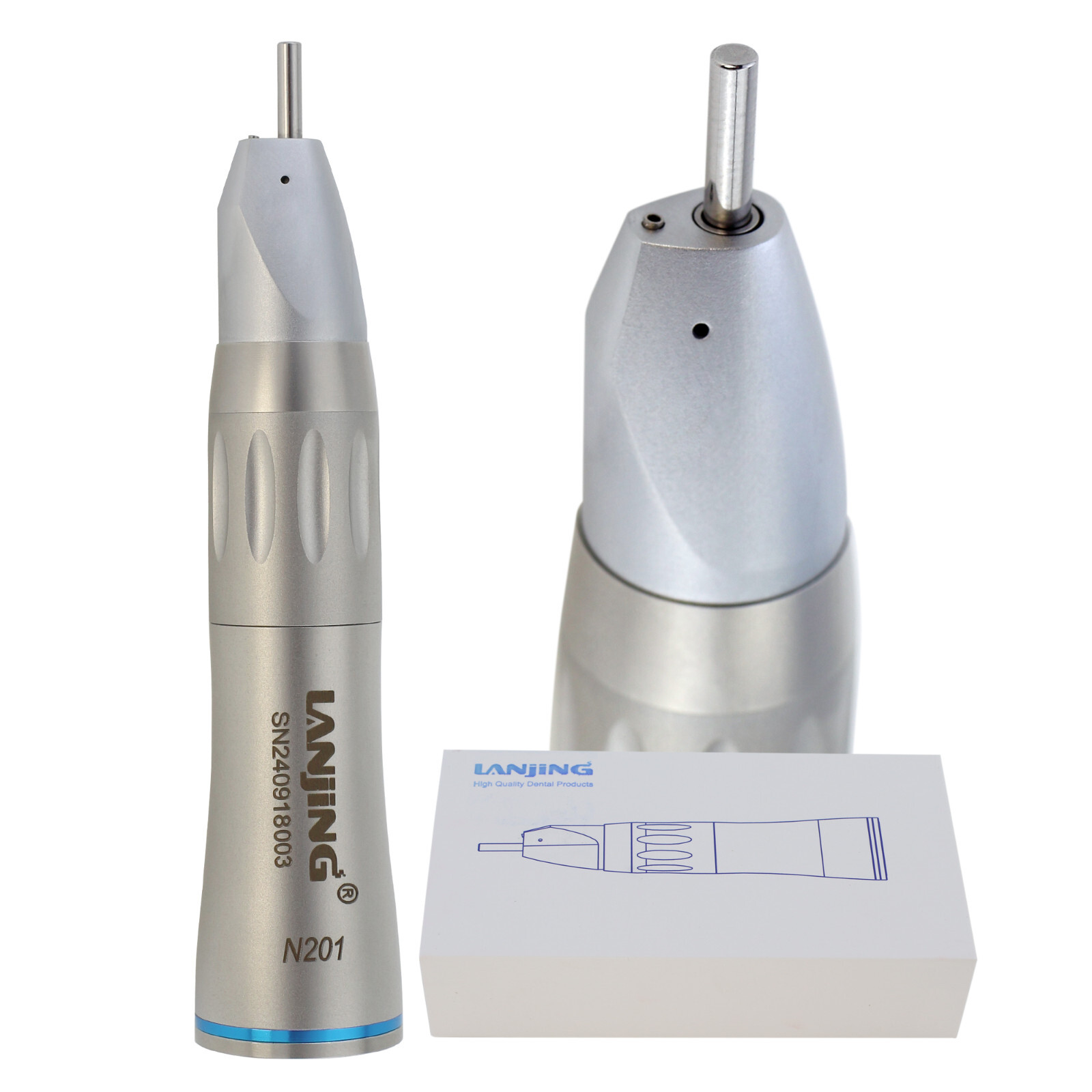 Lanjing Ti-MAX Straight Dental Handpiece Slow Speed Nose Cone ISO E Type NSK X65