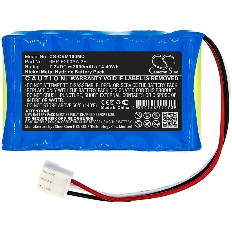 BATTERIE Ni-MH 7.2V 2000mAh Type 6HP-E200AA-3P For Care Vision OM-100