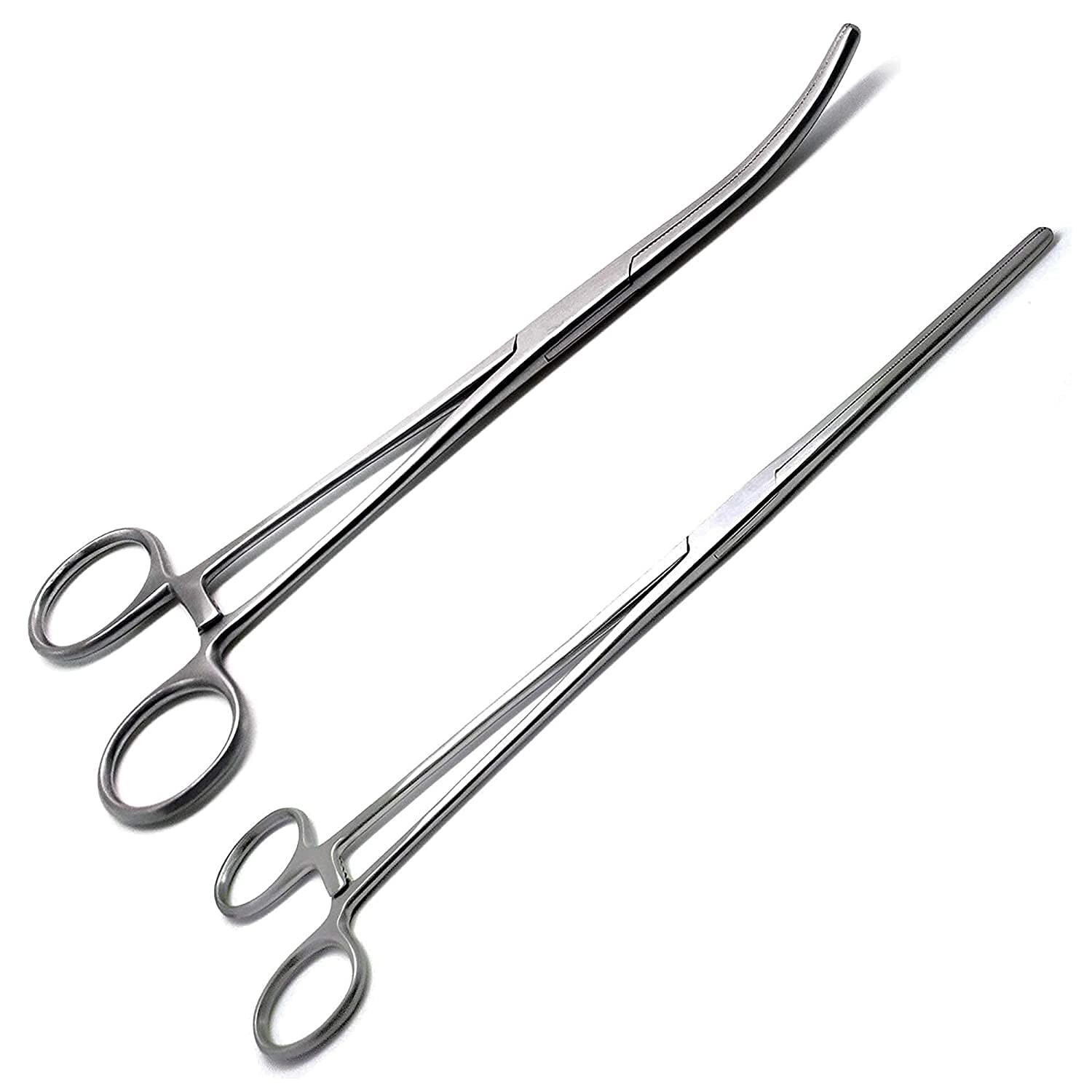 Set of 2 Quality 10″ Long Rochester Pean Hemostat Full Mouth Serration Force…