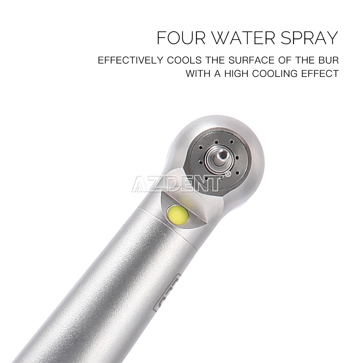 Dental E-generator LED High Speed Handpiece 4 Spray+LED Quick Coupler ALQ-SU M4