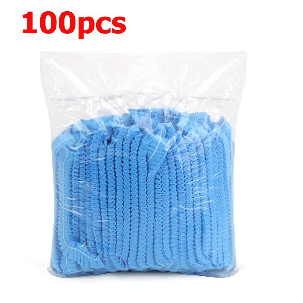 Dukal Bouffant Cap, Blue, 24″, 100/Box. Made of Spunbonded polypropylene