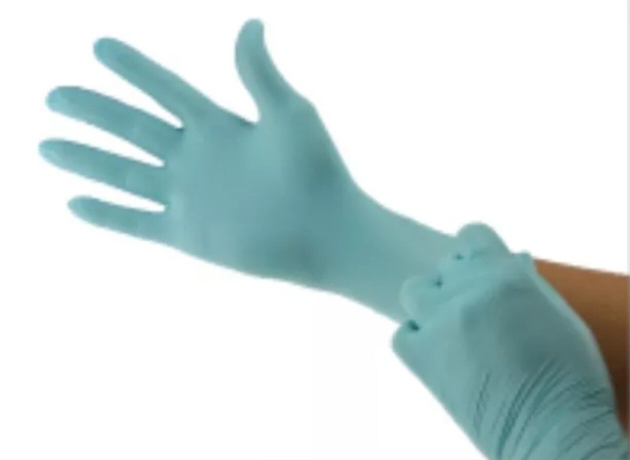Cranberry 3448 Aqua Source Nitrile Examination Gloves Powder Free LARGE 2000/CS