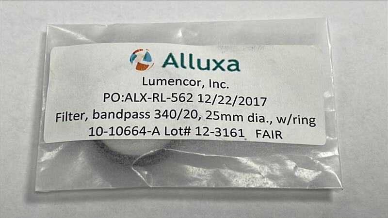 ALLUXA 340/20 25mm BANDPASS Optical FILTER 340-20 OD6 BP