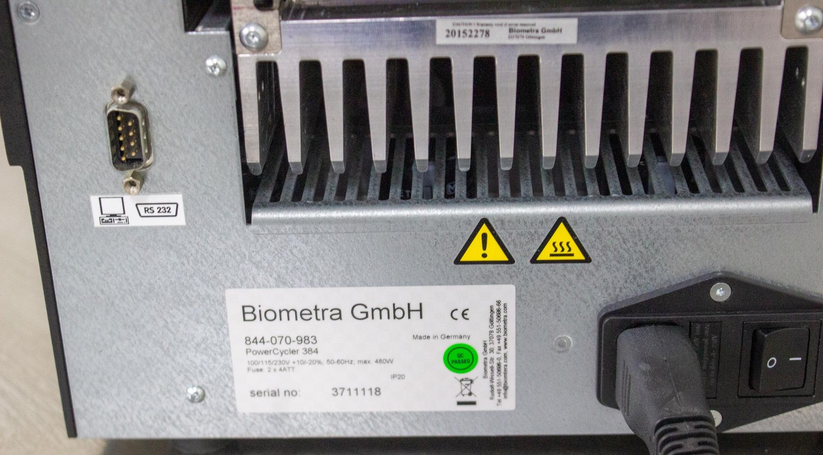 Biometra/Analytik Jena Power Cycler 384 PCR Thermal Cycler 384-Well (3374399)