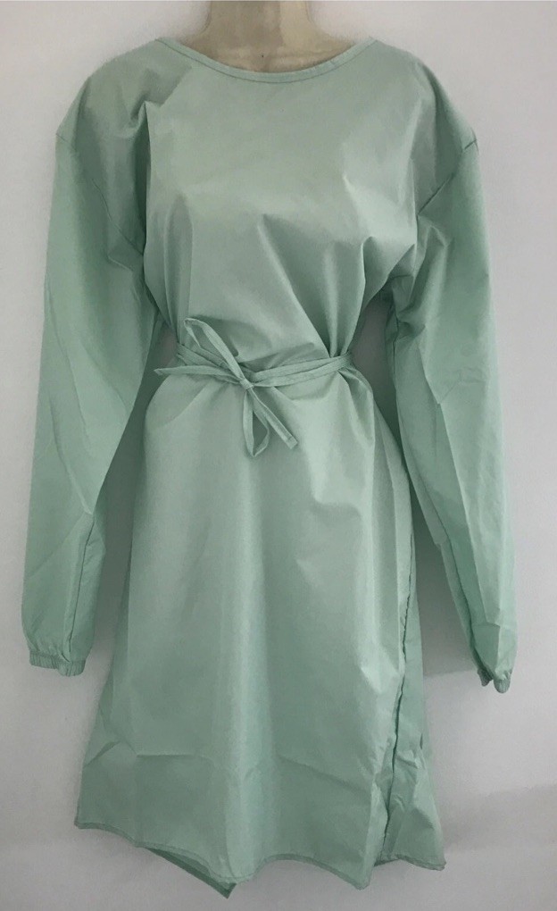 NEW Surgical Hospital Gown washable/reusable RN15763 New ONE SIZE Xl 2x 3x Mint