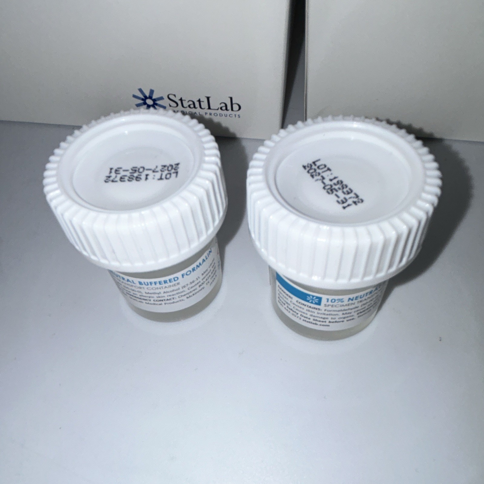 2 boxes StatLab HISTOPAK Specimen Transport Containers 24ct 20 mL Screw Cap PP