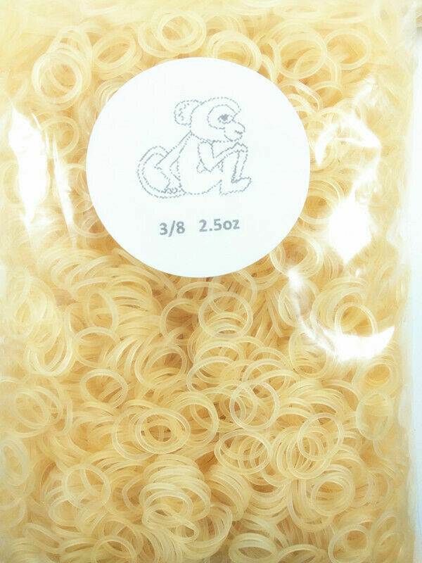 1Pack Dental Ortho Elastics Rubber Bands Ties 2.5/3.5/4.5/6.5OZ Yellow Hot Sale