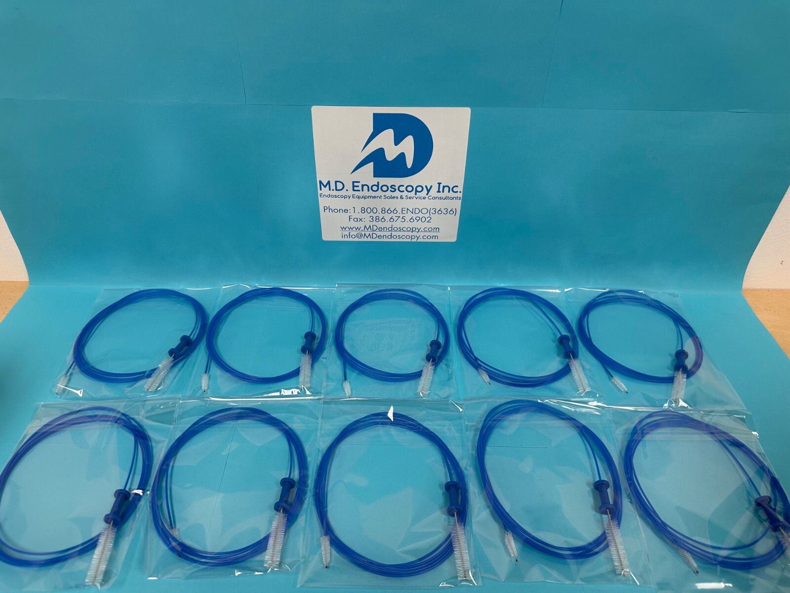 GI Endoscopy Valve & Channel Cleaning Brushes f/ 2.0mm-4.2mm Channels, 10 Units