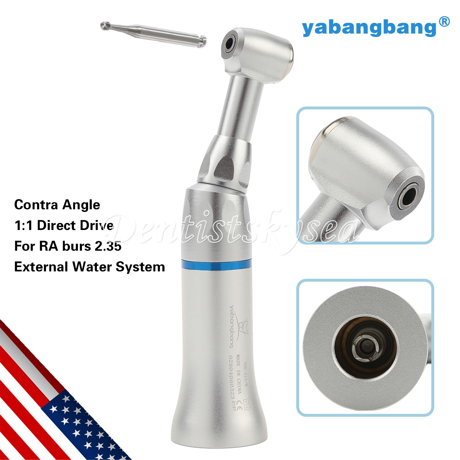 10X-NSK Type Dental E-Type Contra Angle Low Slow Speed Handpiece Latch Bur JYMX1