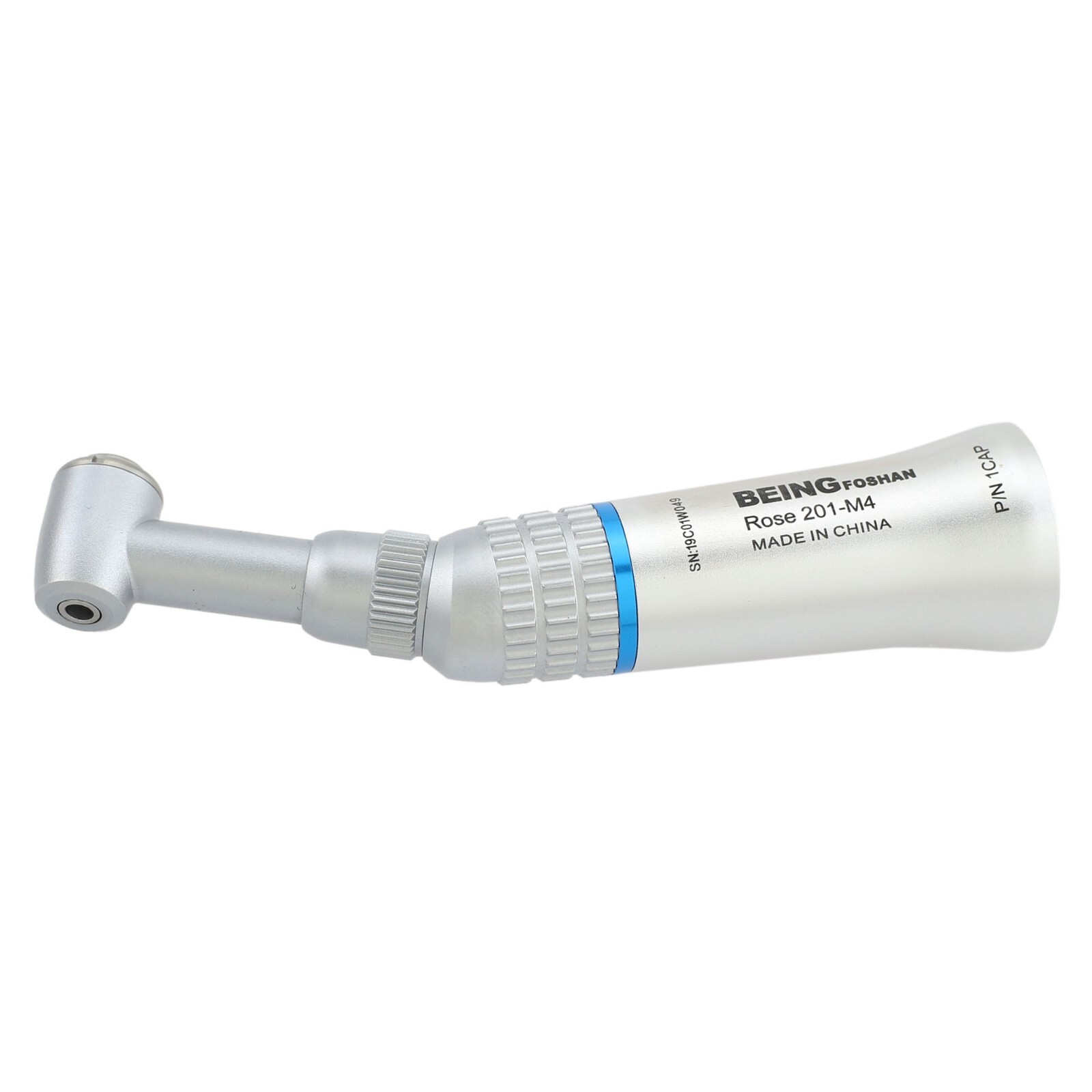 BEING Dental Push Button Contra Angle 1:1 Low Speed Handpiece 201CAP ISO E Type