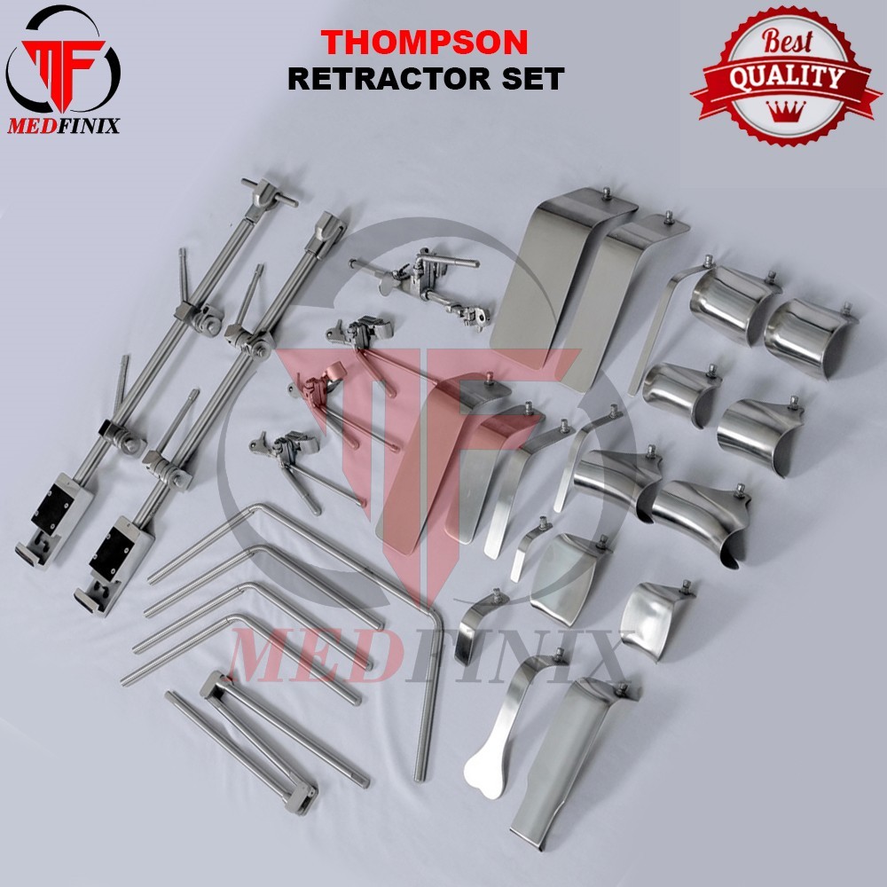 Thompson Retractor Complete Set Stainless Steel With box