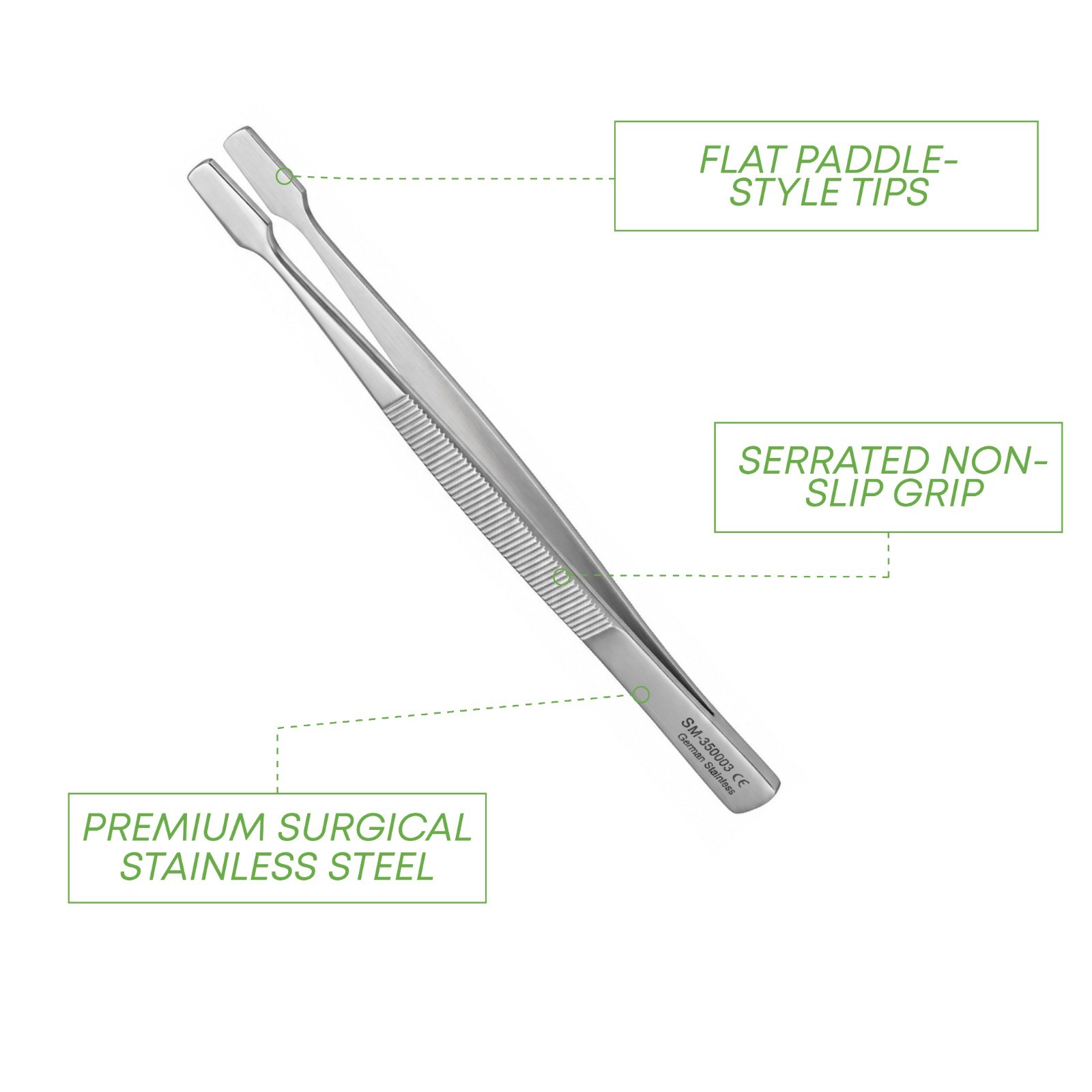 3 Pcs Filter Forceps 11 cm Stainless Steel Veterinary & Surgical Lab Instrument