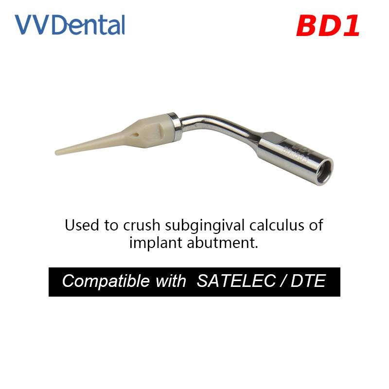 Ultrasonic Dental Scaler Tips Cleaning Implant Orthodontic Fit for SATELEC / DTE