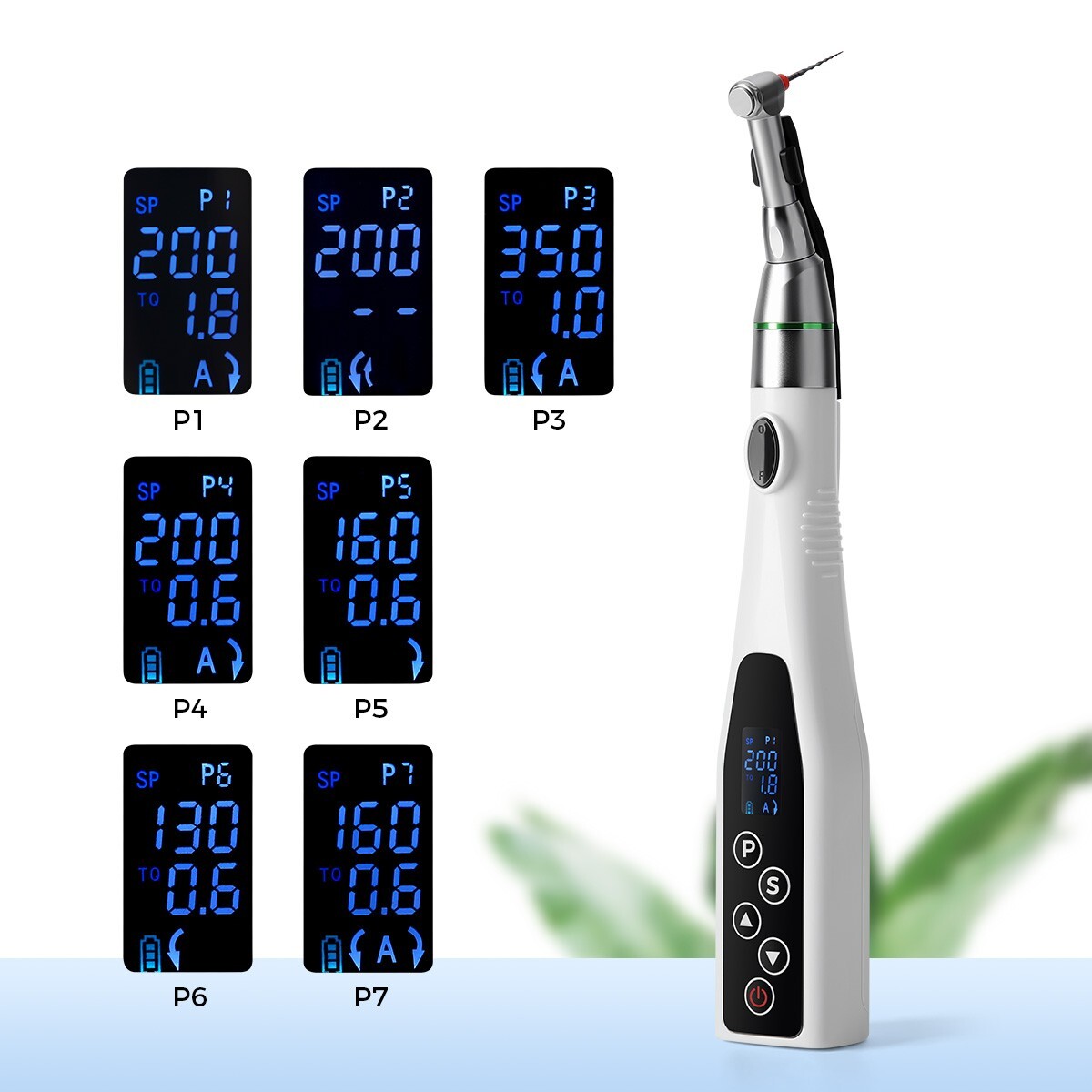 LED Dental Mini 16:1 Endo Motor Contra Angle /Root Canal Apex Locator/Niti Files