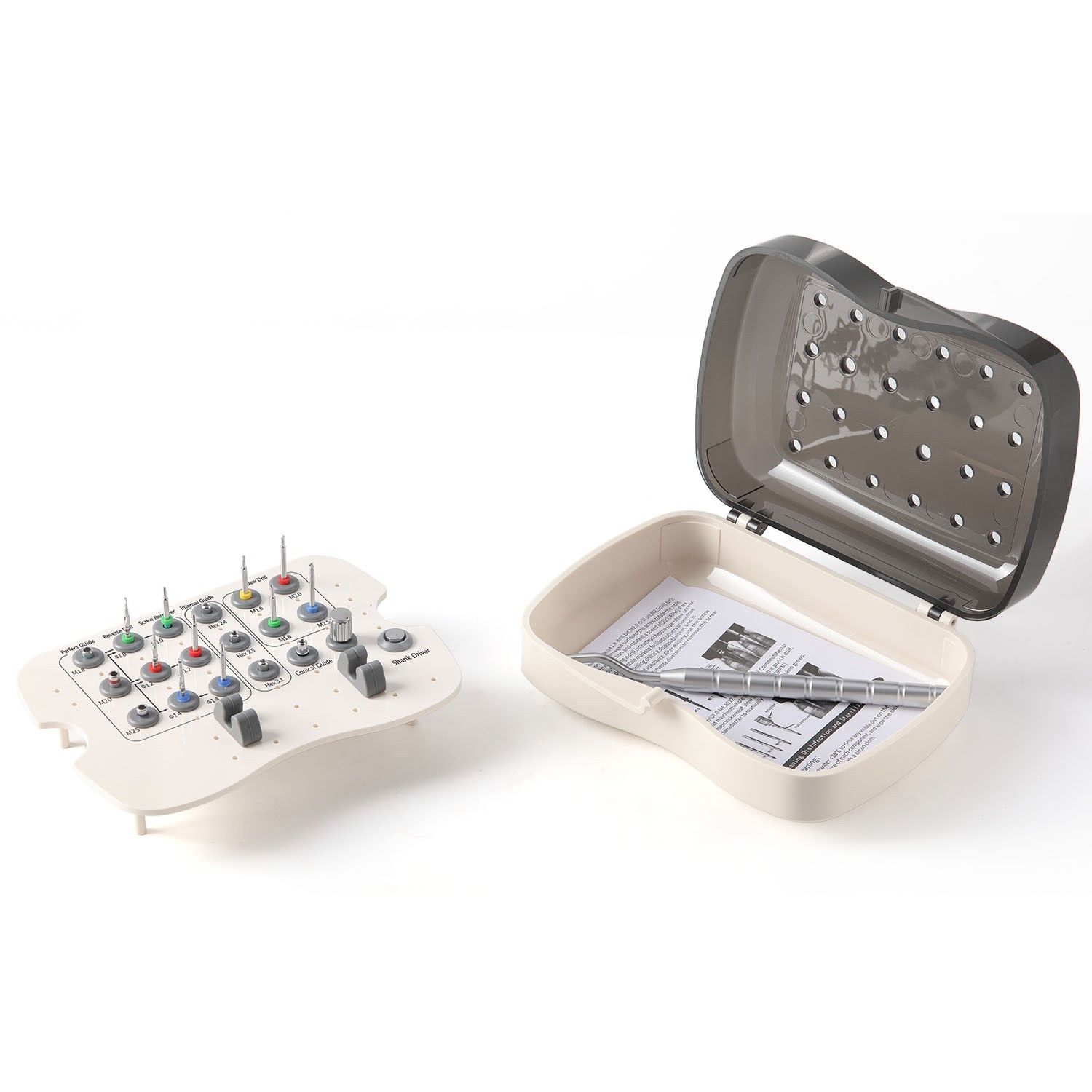 Dental Implant Fixture & Broken Screw Removal Surgical Kit with Torque Wrench