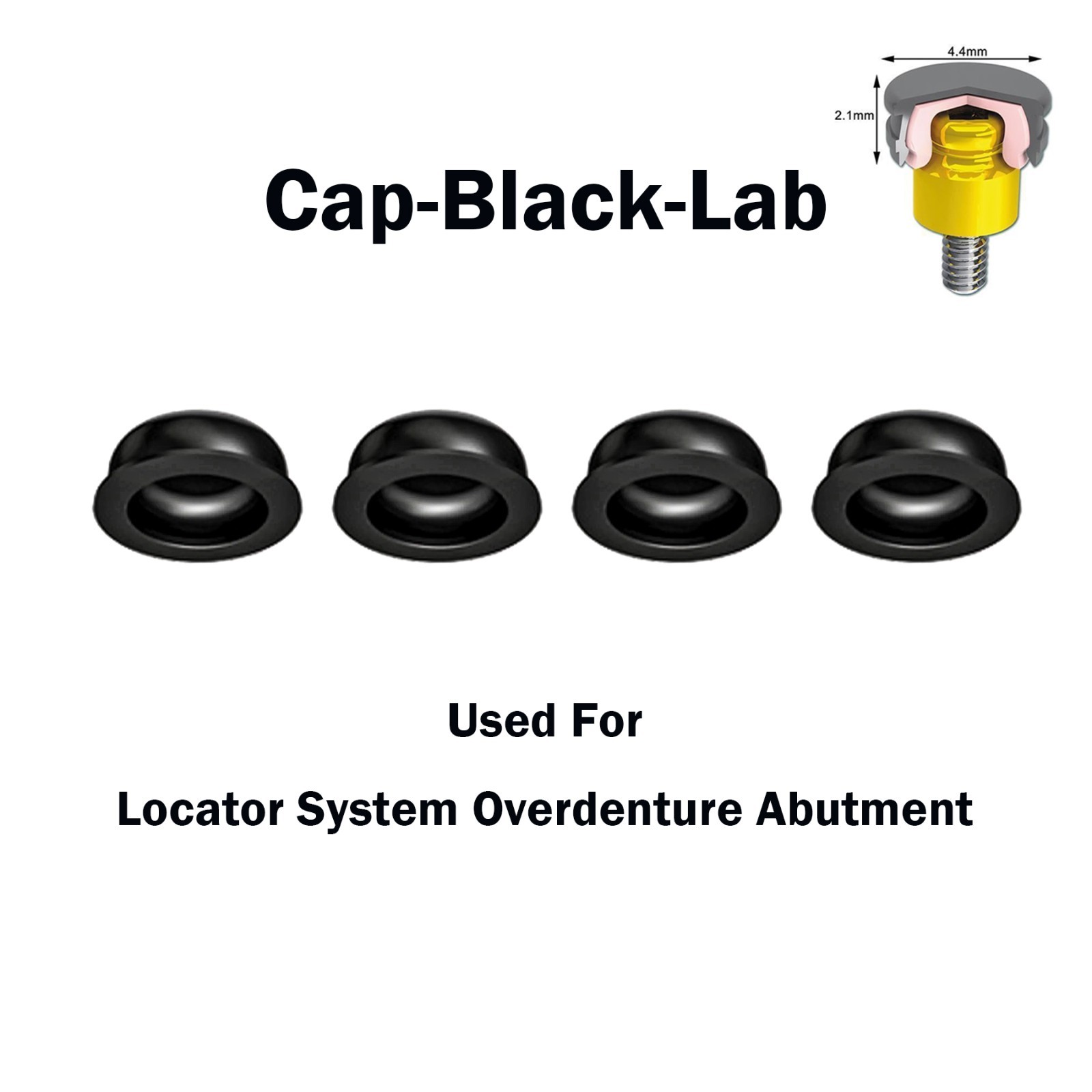 Dental Zimmer Tapered Screw-Vent Locator Abutments TSV Ø3.5/4.5mm Retention Caps