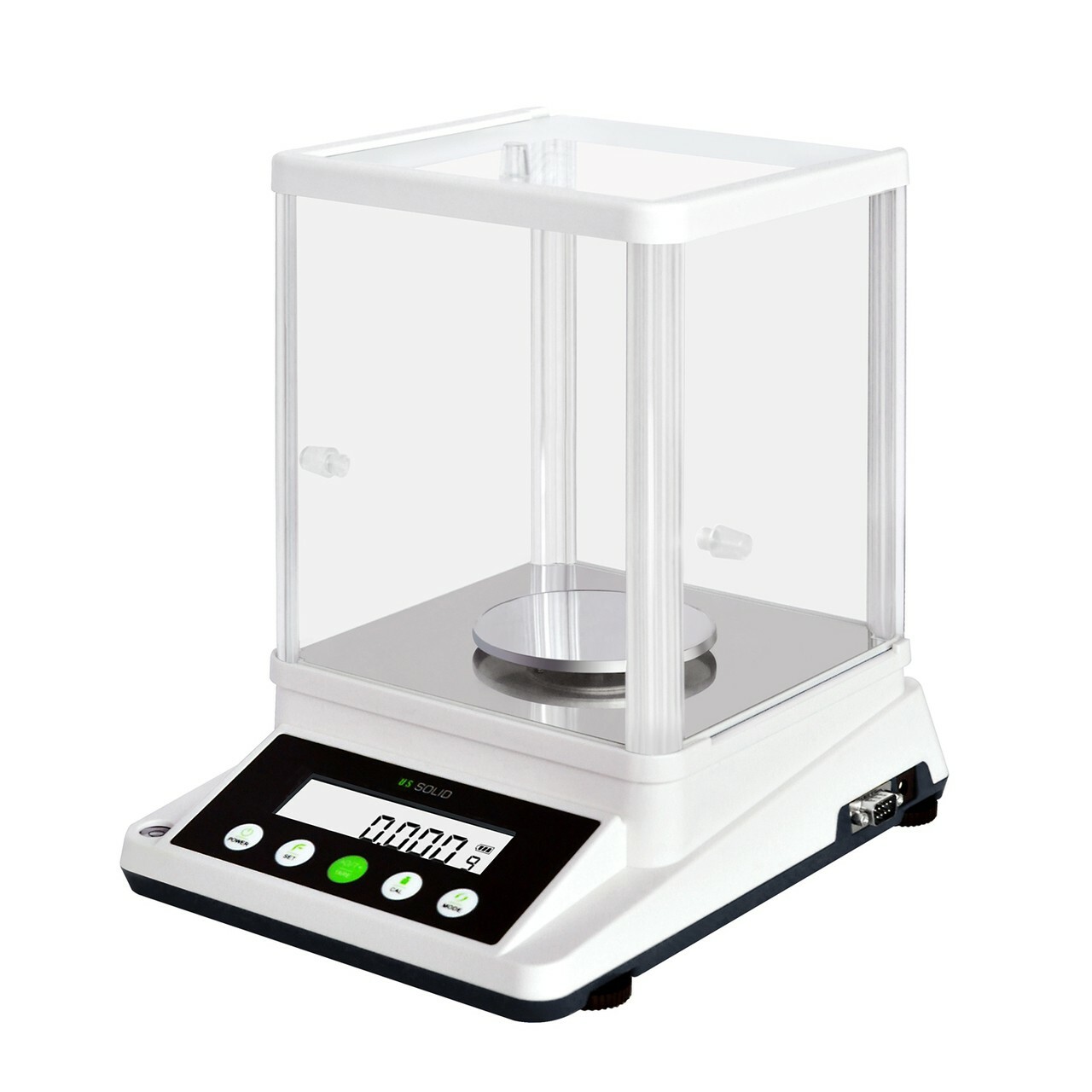 U.S. Solid Analytical Balance 210 x 0.001 g 1mg Precision Scale W/ 2 LCD Screen