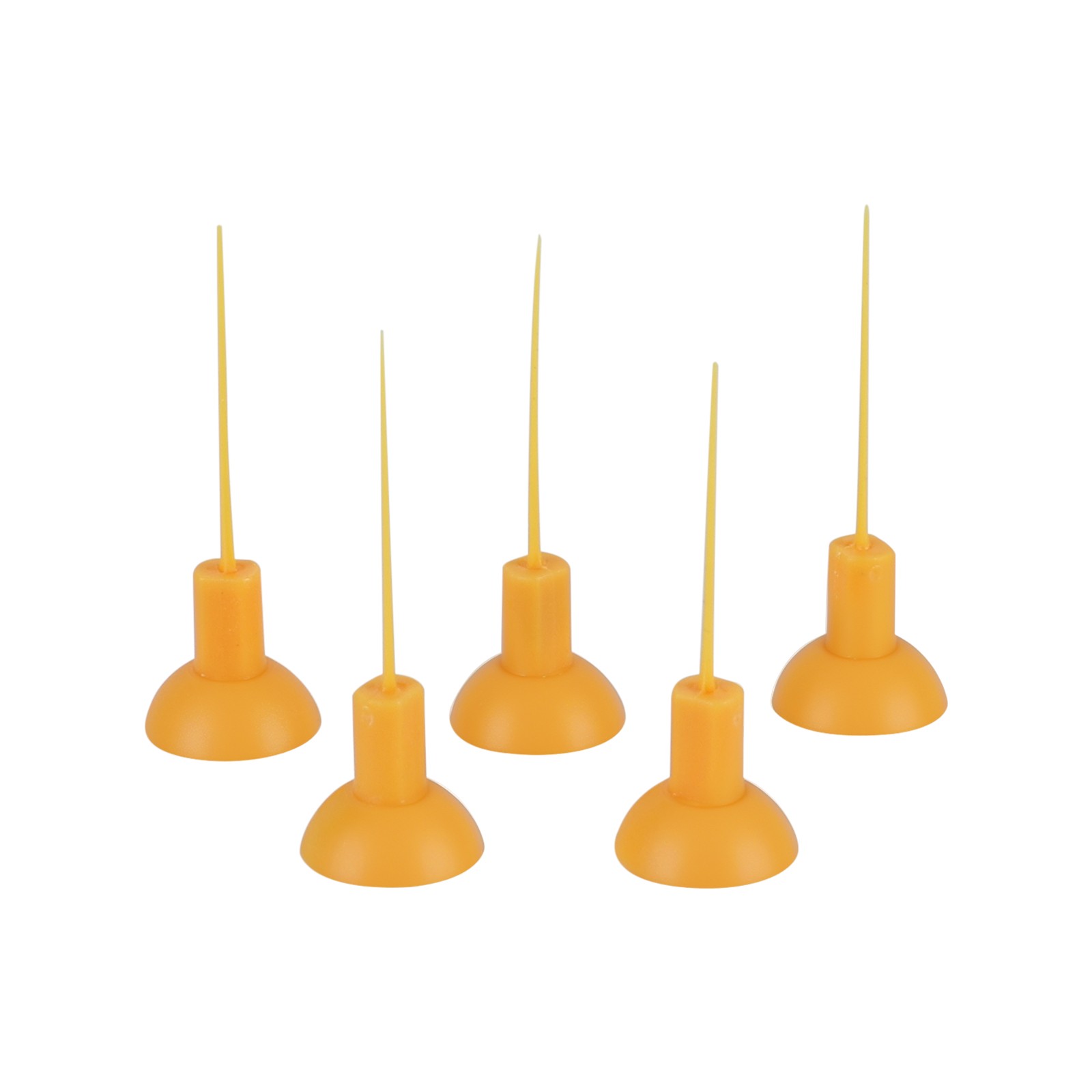 50pcs Dental Endo Ultrasonic Activator Root Canal Irrigator Tips Yellow Small