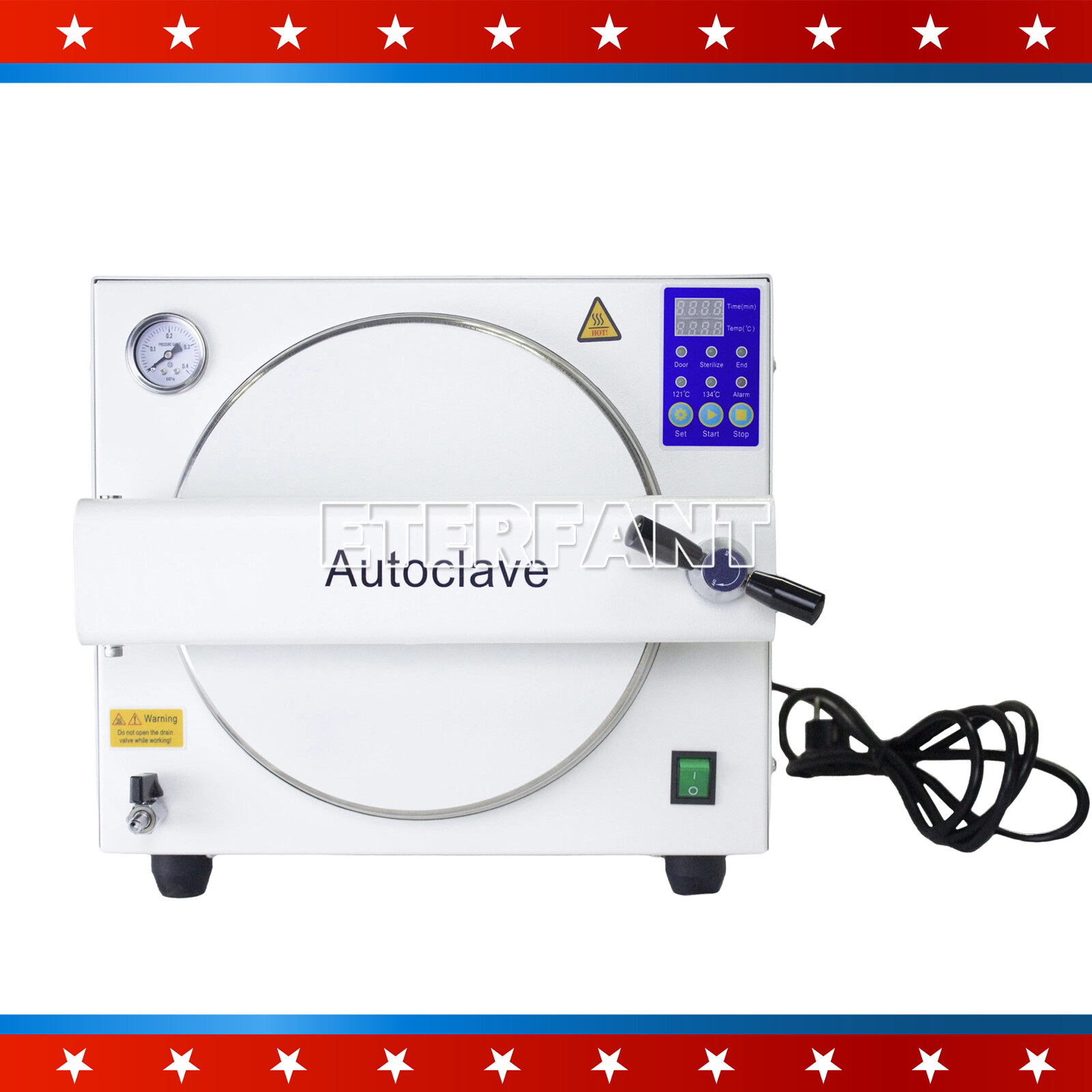 18L/23L Dental Vacuum Autoclave/Medical Autoclave Pressure Sterilizer 28L/35L