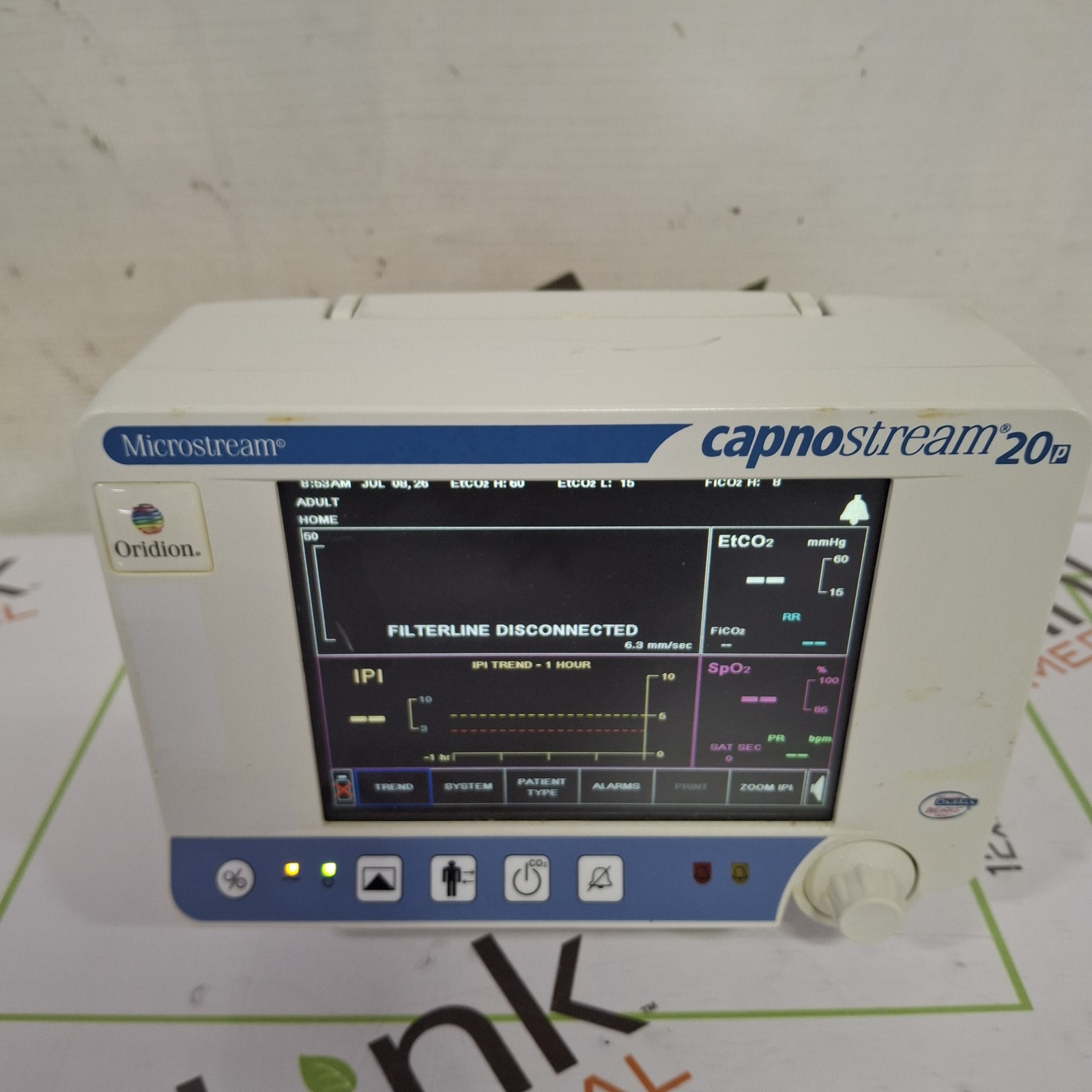 Oridion Capnostream 20P Capnography Monitor