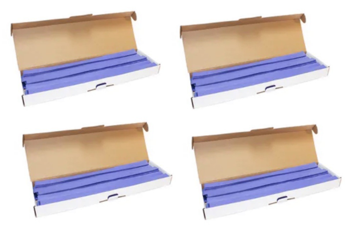 Caresfield 1 x 18 inch Non-Latex Blue Smooth Tourniquets (Case Of 1000)
