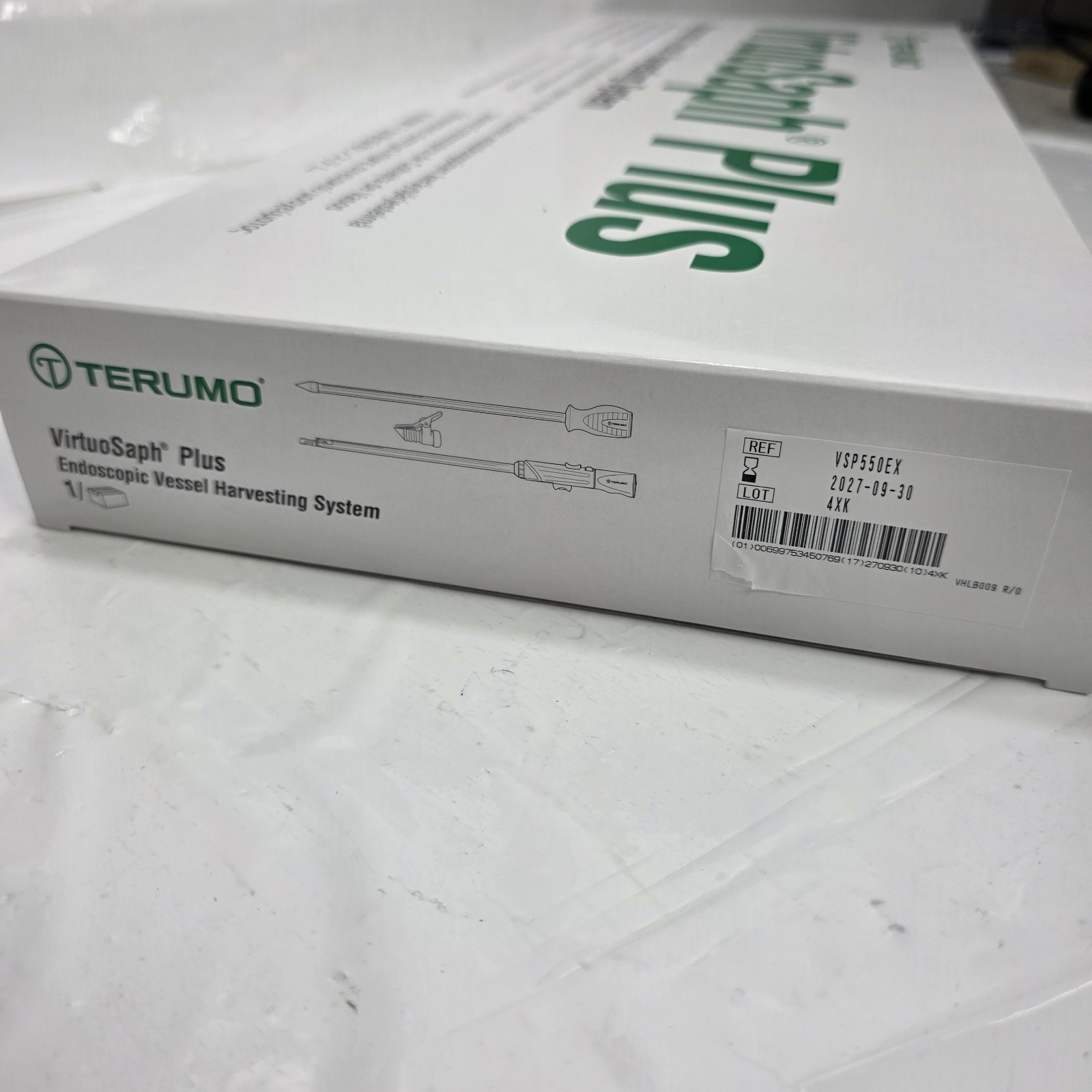 TERUMO VirtuoSaph Plus Endoscopic Vessel Harvesting System New Exp 2027